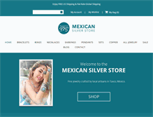 Tablet Screenshot of mexicansilverstore.com